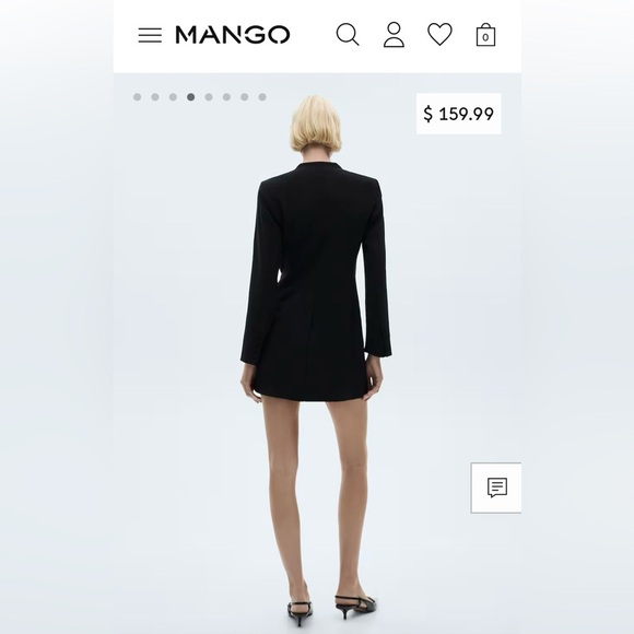 Mango Buckle Wrap dress NWT - Picture 2 of 3